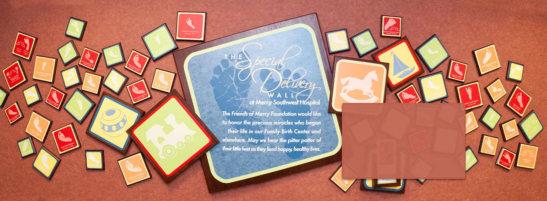 Special Delivery Footprint Wall Graphic
