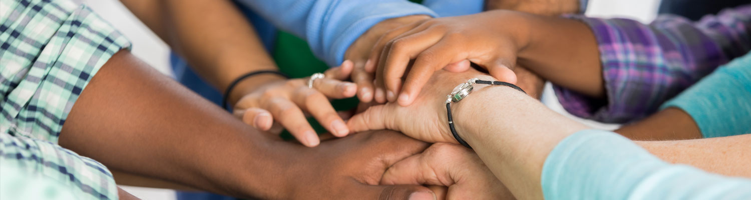 Group of hands